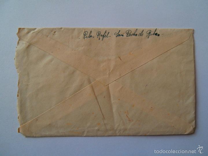 Sellos: CIRCULADA 1959 de sant pere de ribes a barcelona - Foto 2