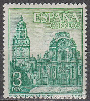 Sellos: Edifil n&ordm; 1936, CATEDRAL DE MURCIA, NUEVO *** - Foto 1