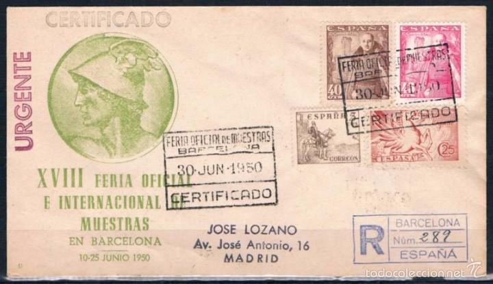 Sellos: 1950.- BARCELONA A MADRID - Foto 1
