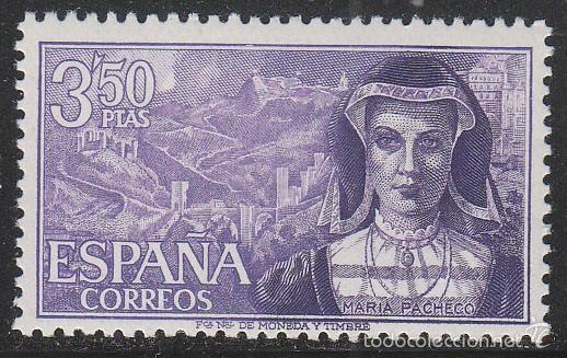 Sellos: EDIFIL 1866, MARIA PACHECO, nuevo *** - Foto 1