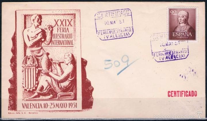 Sellos: 1951.- VALENCIA INTERIOR - Foto 1
