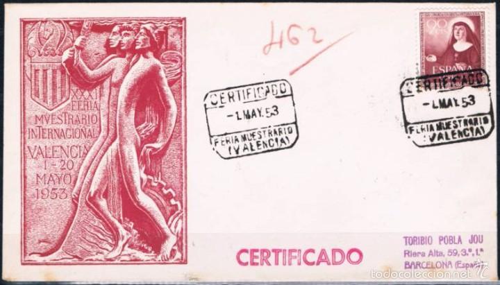 Sellos: 1953.-  VALENCIA A BARCELONA - Foto 1