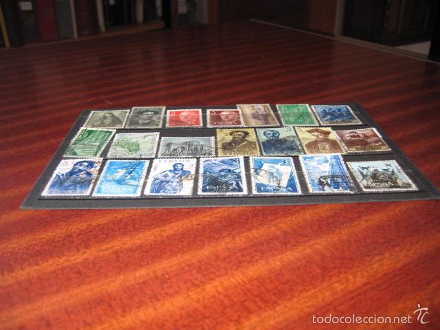 Timbres: 21 sellos diferentes matasellados, valores muy interesantes