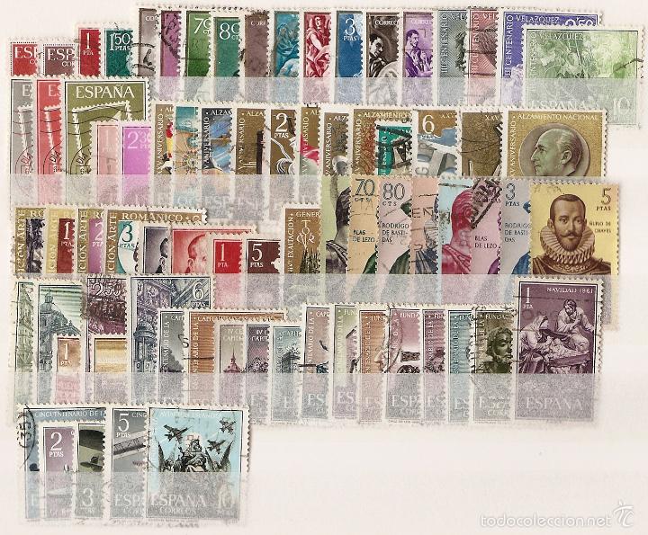 Sellos: 1961-A&Ntilde;O COMPLETO SIN H.B.-USADO - Foto 1