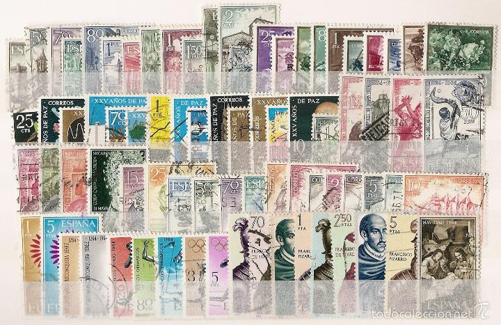 Sellos: 1964-A&Ntilde;O COMPLETO-USADO-sin escudos como es usual. - Foto 1