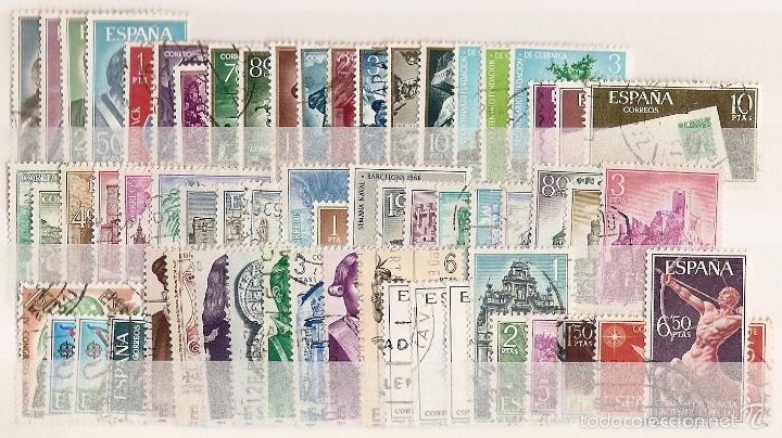 Sellos: 1966-A&Ntilde;O COMPLETO-USADO-sin escudos como es usual. - Foto 1