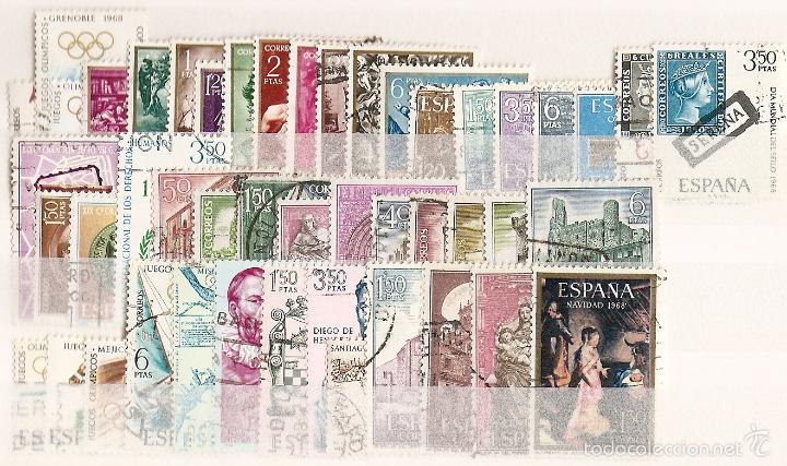 Sellos: 1968-A&Ntilde;O COMPLETO-USADO-sin trajes como es usual. - Foto 1