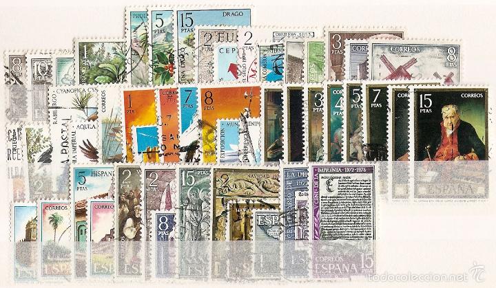 Sellos: 1973-ESPA&Ntilde;A-A&Ntilde;O COMPLETO-USADO - Foto 1