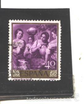 Sellos: ESPA&Ntilde;A 1960 - EDIFIL NRO. 1271 - MURILLO - USADO - Foto 1