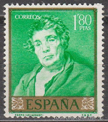 Sellos: EDIFIL 1245, VELAZQUEZ, ESOPO, NUEVO *** - Foto 1