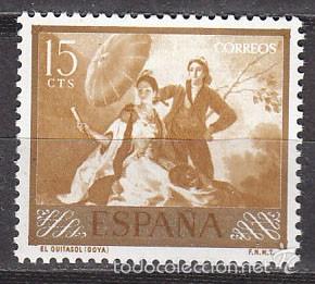 Sellos: Edifil 1210, Goya: el quitasol, nuevo *** - Foto 1