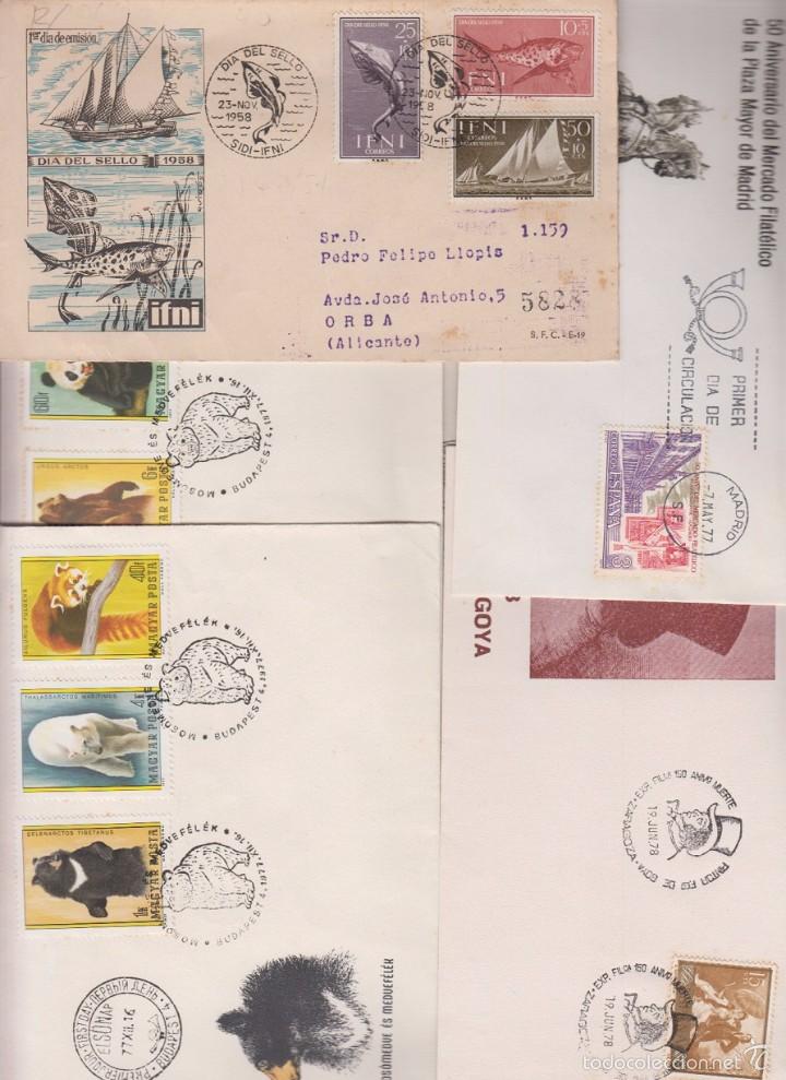 Sellos: LOTE DE SERIES COMPLETA USADAS Y ALGUN SOBRE - Foto 3