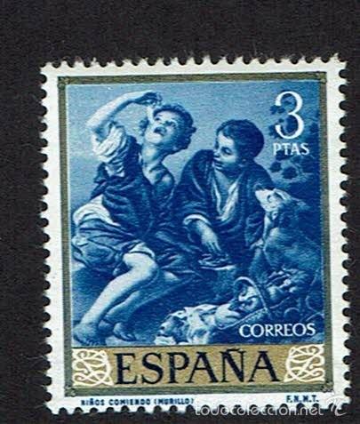 Sellos: BARTOLOM&Eacute; ESTEBAN MURILLO. 1960. EDIFIL 1278. &Oacute;XIDO. - Foto 1