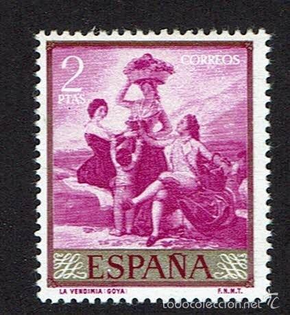 Sellos: GOYA.1958.EDIFIL 1218. &Oacute;XIDO. - Foto 1