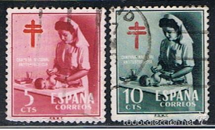 Sellos: SELLOS ESPA&Ntilde;A // EDIFIL 1121,1122 // 1952 - Foto 1