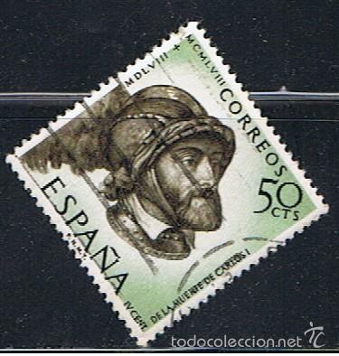 Sellos: ESPA&Ntilde;A // EDIFIL 1225 // 1956 ... USADO - Foto 1