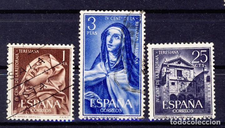 Selos: 1962.- IV CENTENARIO DE LA REFORMA TERESIANA.-ED. 1428-30.- (3)