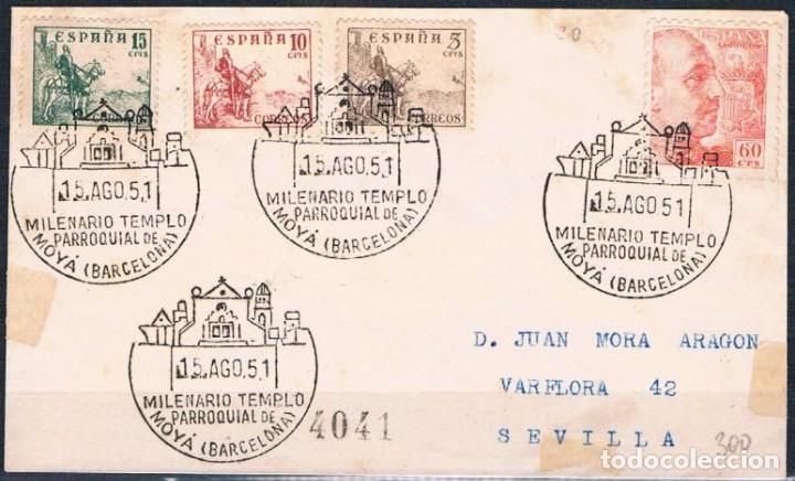 Sellos: 1951.- MOY&Aacute; (BARCELONA - Foto 1