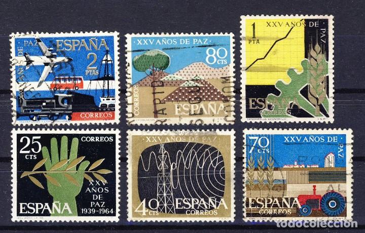 Sellos: 1964.- XXV A&Ntilde;OS DE PAZ ESPA&Ntilde;OLA.-SERIE CORTA..- (3)