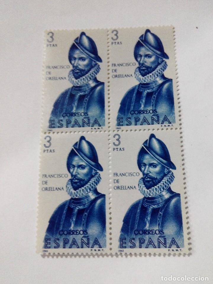Sellos: ESPA&Ntilde;A EDIFIL  1684 A&Ntilde;O 1965 BLOQUE 2X2 NUEVO - Foto 1