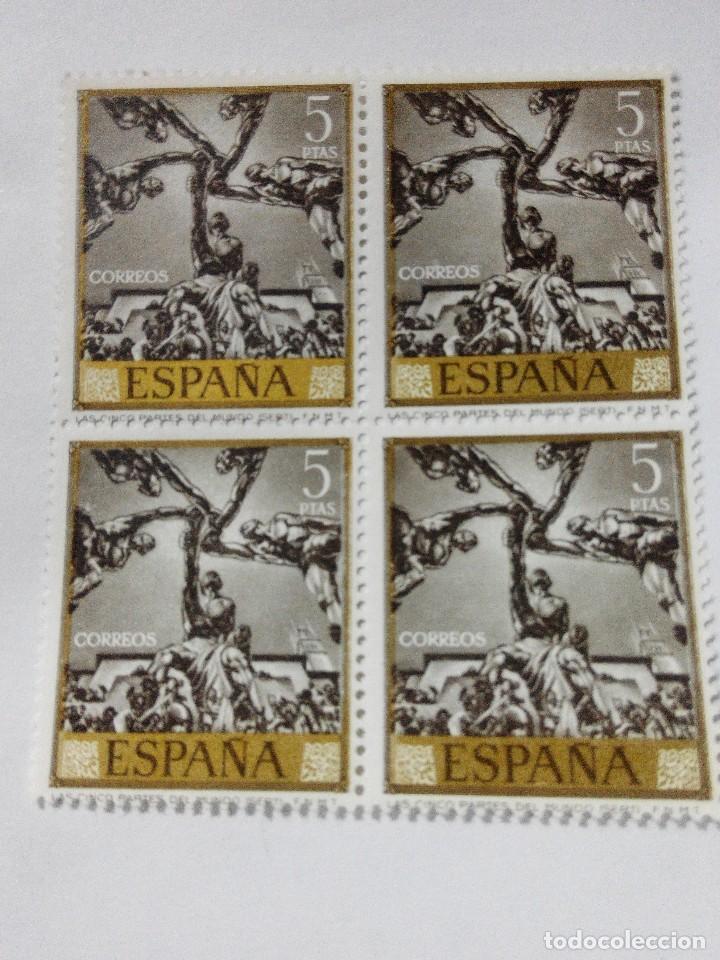 Sellos: ESPA&Ntilde;A EDIFIL  1718 A&Ntilde;O 1966 BLOQUE 2X2 NUEVO - Foto 1