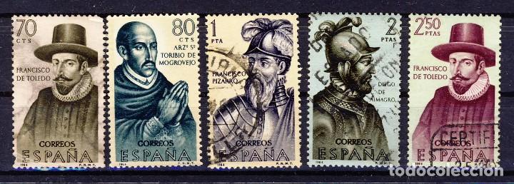 Sellos: 1964.- FORJADORES DE AM&Eacute;RICA.- SERIE CORTA.-(1)