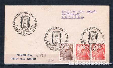 Sellos: 1951.-  TARRAGONA A SEVILLA - Foto 1