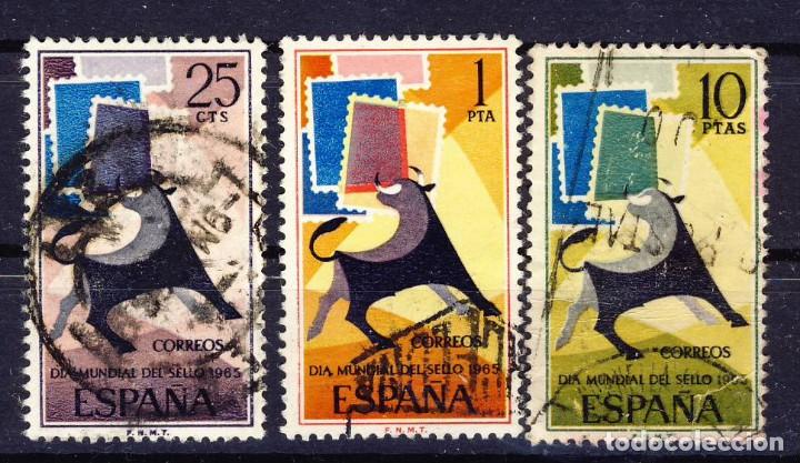 Sellos: 1965.- D&Iacute;A MUNDIAL DEL SELLO.- ED. 1667-69.- (3)