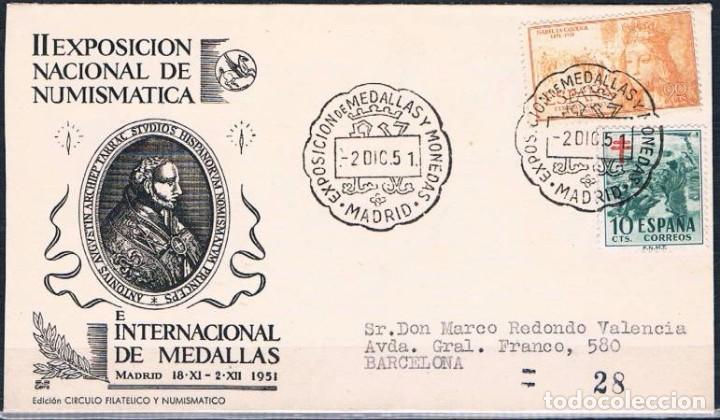 Sellos: 1951.- MADRID A BARCELONA - Foto 1