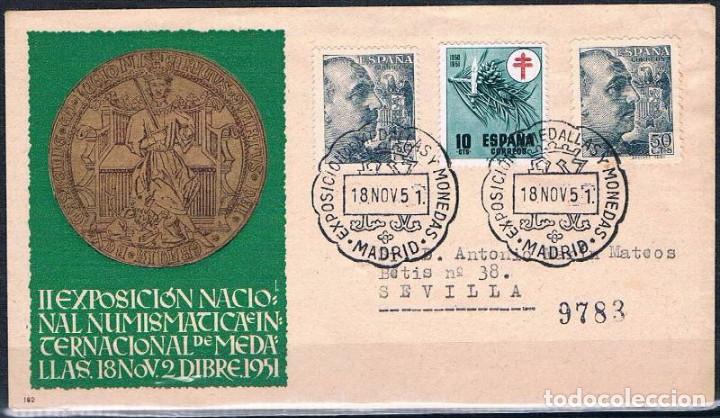 Sellos: 1951.-  MADRID A SEVILLA - Foto 1