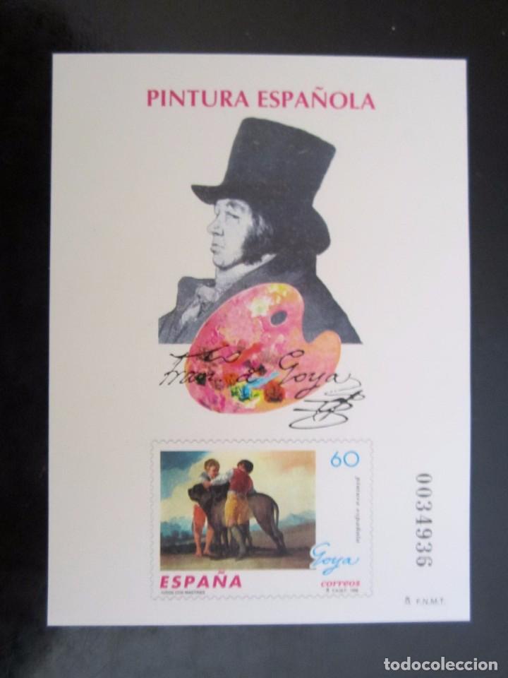 Sellos: SELLOS PRUEBA OFICIAL  N&ordm;60 PINTURA ESPA&Ntilde;OLA 1996
