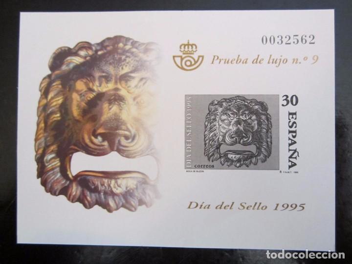 Sellos: SELLOS PRUEBA OFICIAL  N&ordm; 34 DIA DEL SELLO 1995