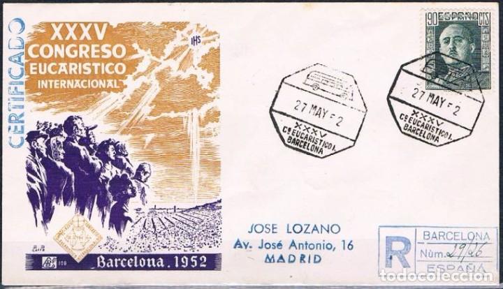 Sellos: 1952.-  BARCELONA A MADRID - Foto 1