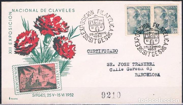 Sellos: 1952.-  SITGES (BARCELONA) - Foto 1