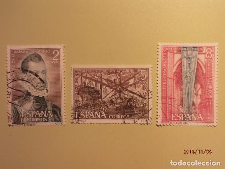 Sellos: A&Ntilde;O 1971  - IV CENTENARIO BATALLA DE LEPANTO - EDIFIL 2055-57
