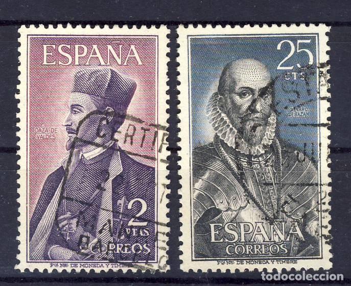 Selos: 1966.- PERSONAJES ESPA&Ntilde;OLES.- ED.1705-1706.- (2)
