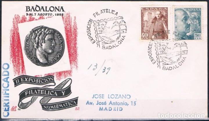 Sellos: 1952.-  BADALONA A MADRID - Foto 1