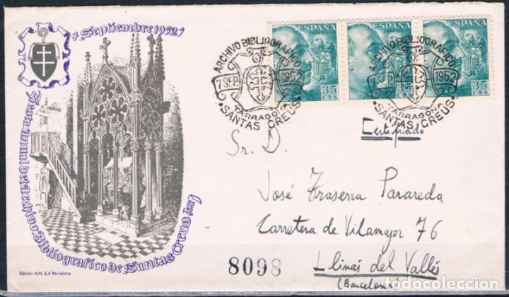 Sellos: 1952.-  TARRAGONA A BARCELONA - Foto 1