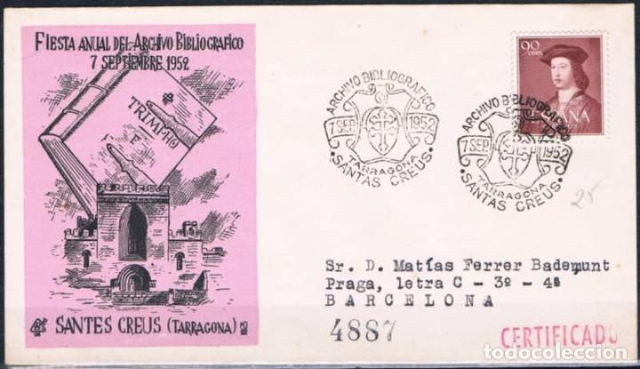 Sellos: 1952.-  TARRAGONA A BARCELONA - Foto 1