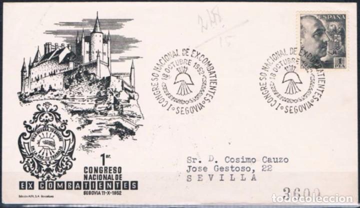 Sellos: 1952.-  SEGOVIA A SEVILLA - Foto 1