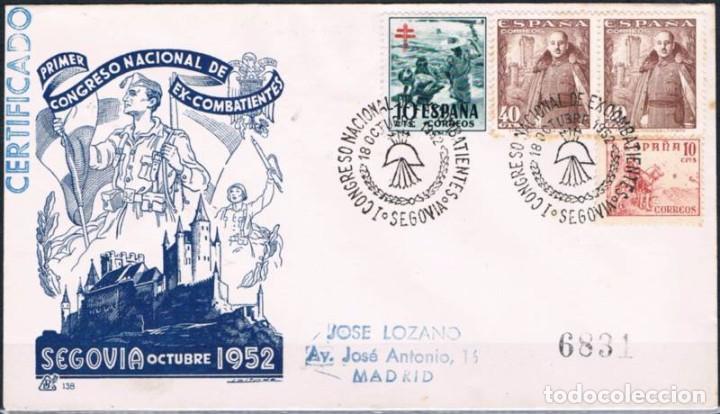 Sellos: 1952.-  SEGOVIA A MADRID - Foto 1