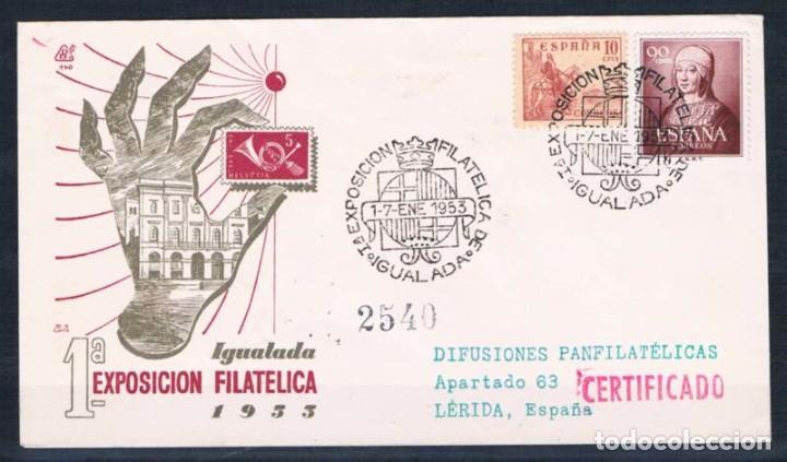 Sellos: 1955.- IGUALADA (L&Eacute;RIDA - Foto 1