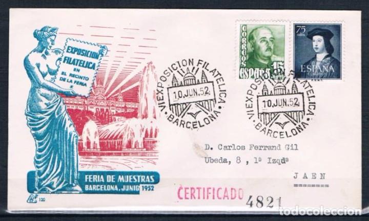 Sellos: 1951.-  BARCELONA A JA&Eacute;N - Foto 1