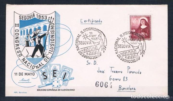 Sellos: 1953.-  SEGOVIA A BARCELONA - Foto 1