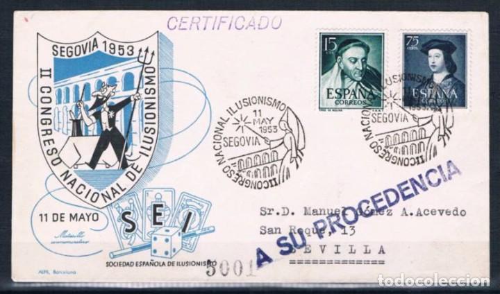 Sellos: 1953.-  SEGOVIA A SEVILLA - Foto 1