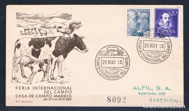 Sellos: 1953.-  MADRID A BARCELONA - Foto 1