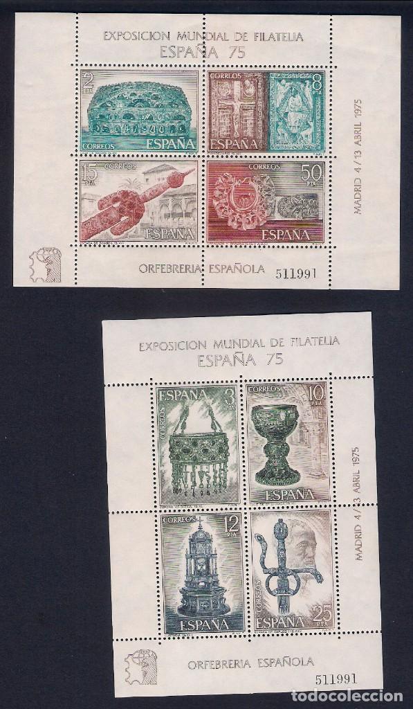 Francobolli: Expo. Espa&ntilde;a'75 . orfebrer&iacute;a. espa&ntilde;a.emit. 4-4-75 Edifil 18,00 &euro;