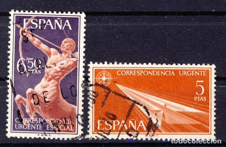 Sellos: 1966.- CORREO URGENTE.- ALEGOR&Iacute;AS.- ED.1765-66.- (3)