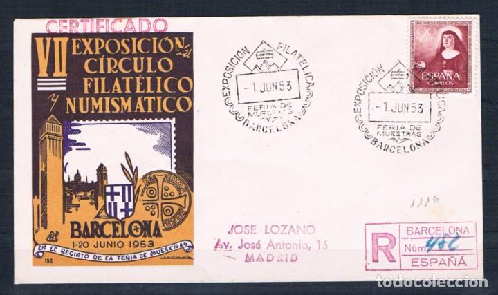 Sellos: 1953.-  MADRID A BARCELONA - Foto 1