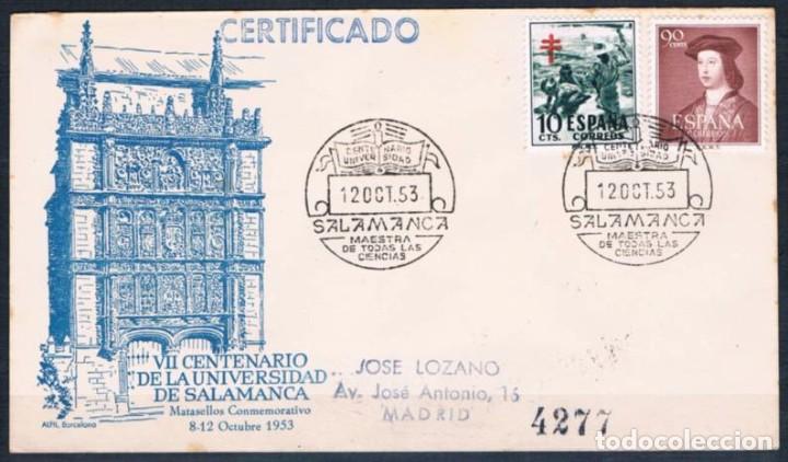 Sellos: 1953.-  SALAMANCA A MADRID - Foto 1